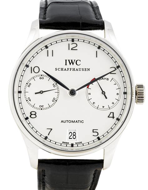 iwc portuguese aus zweiter hand|Second Hand IWC Portuguese Watches .